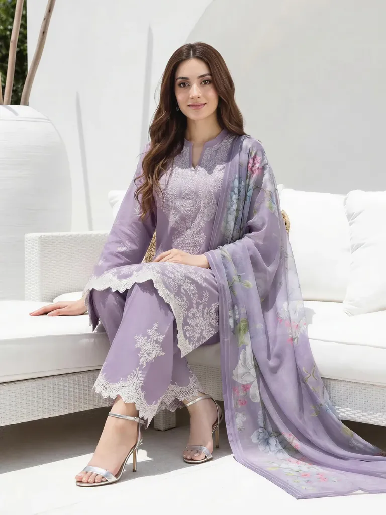 3 Lawn Shirt (Unstitched)