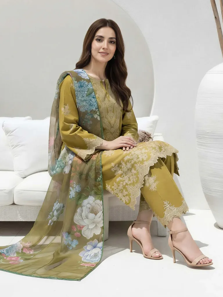 3 Lawn Shirt (Unstitched)